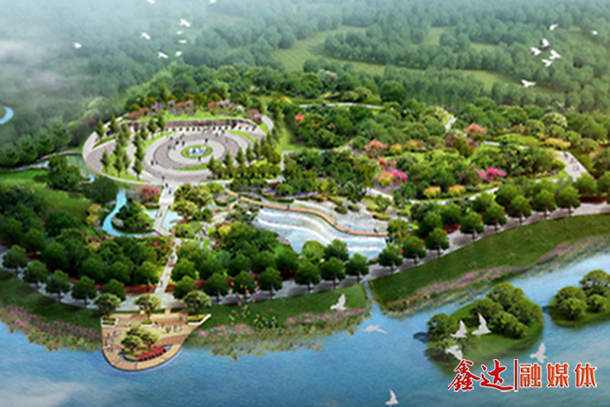 城市后花園！鑫達助建雄安綠博園市政道路及配套綜合管線工程！